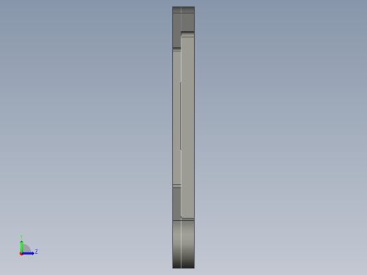 固定车厢上角铁弯曲模（CAD图+UG三维）左视缩略图