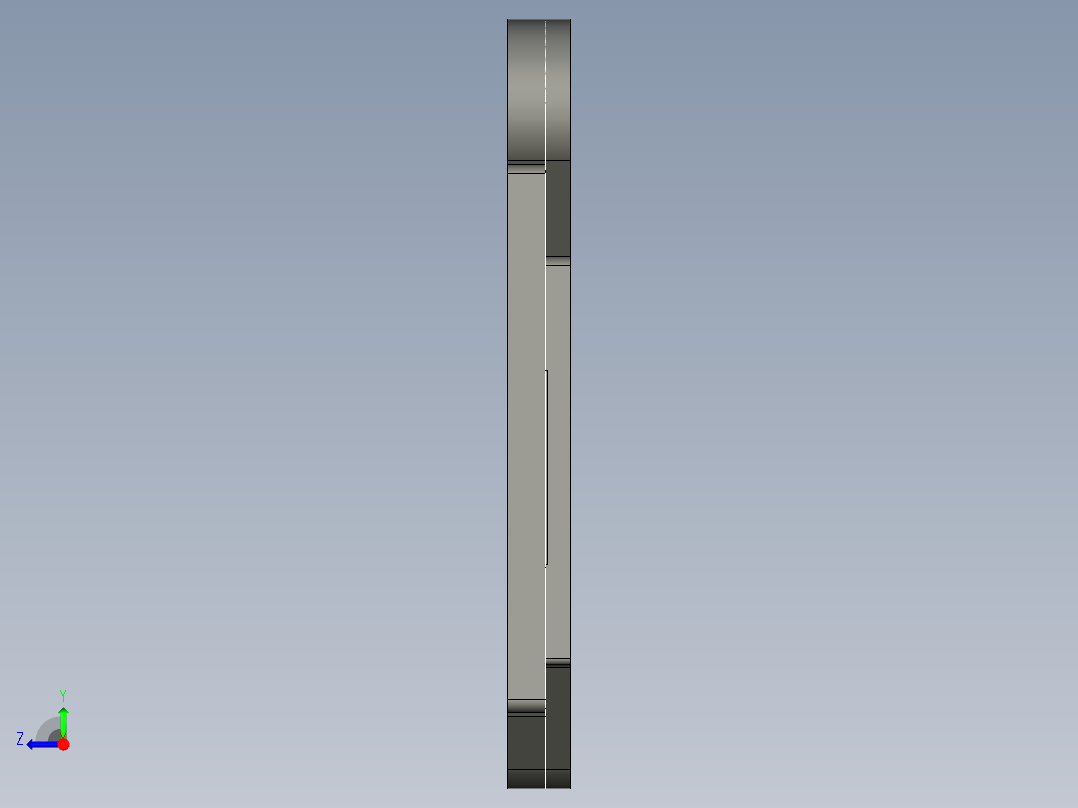 固定车厢上角铁弯曲模（CAD图+UG三维）右视图