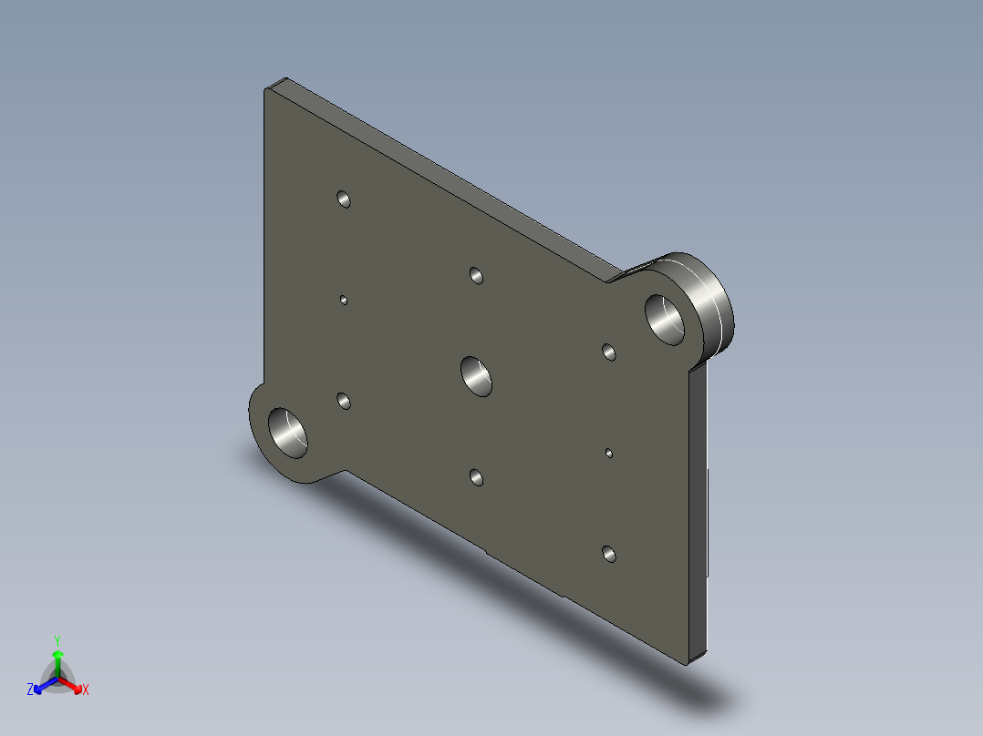 固定车厢上角铁弯曲模（CAD图+UG三维）正等轴测图