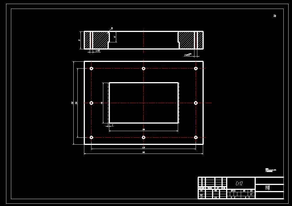 固定车厢上角铁弯曲模（CAD图+UG三维）
