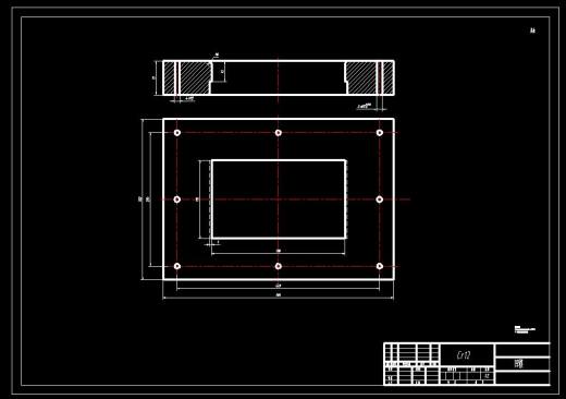 固定车厢上角铁弯曲模（CAD图+UG三维）缩略图