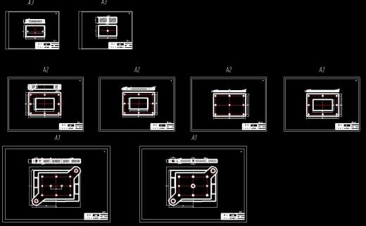 固定车厢上角铁弯曲模（CAD图+UG三维）缩略图