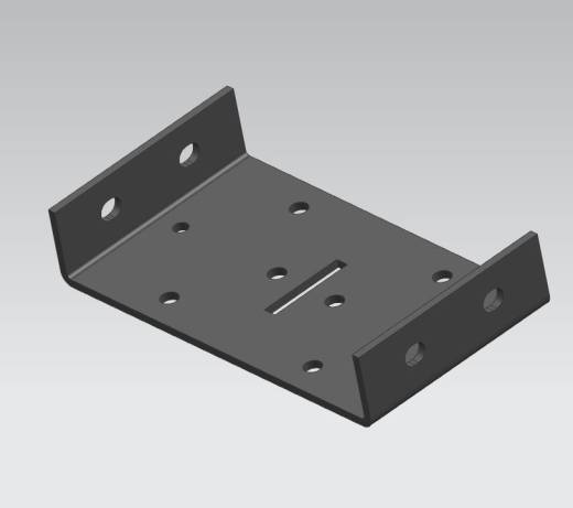 固定车厢上角铁弯曲模（CAD图+UG三维）缩略图