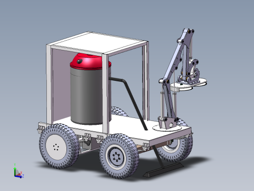 车载绿篱修剪机+说明书+二维图+三维图+仿真云图