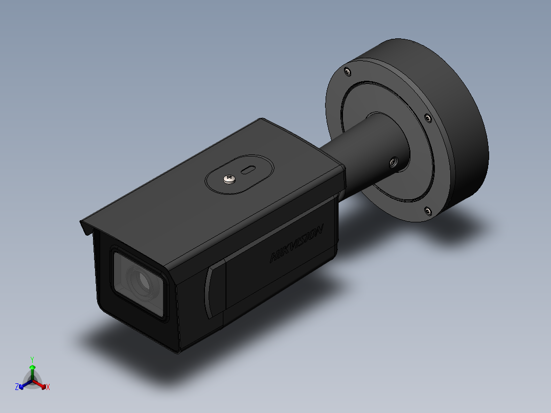 海康威视监控正等轴测图