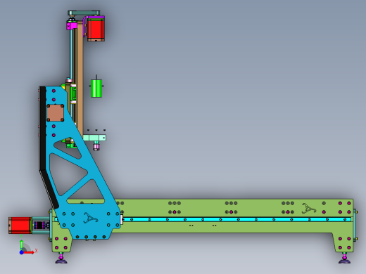 PP塑料中空板电脑割样机前视缩略图
