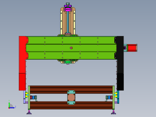 PP塑料中空板电脑割样机左视缩略图