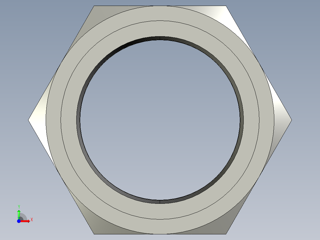 卡套式工业通用硬管接头32_bu-s前视图