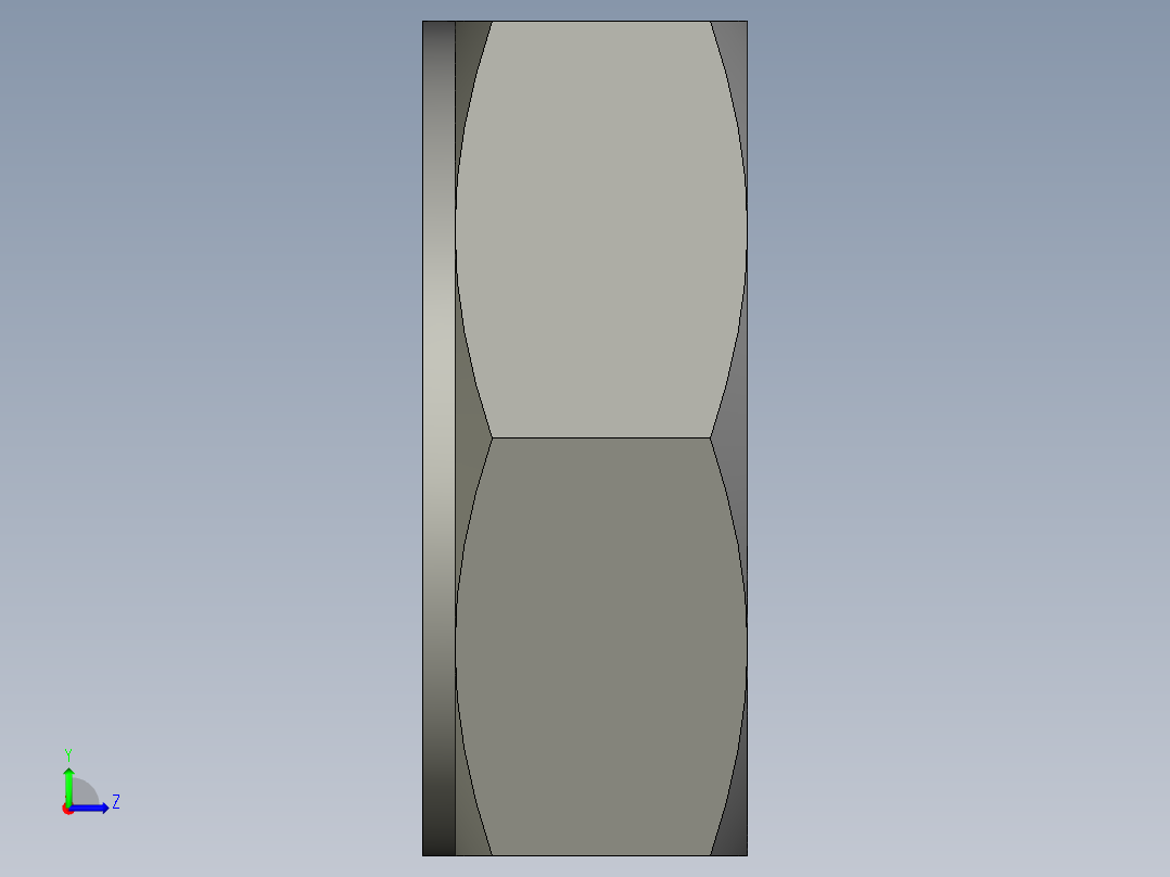 卡套式工业通用硬管接头32_bu-s左视图