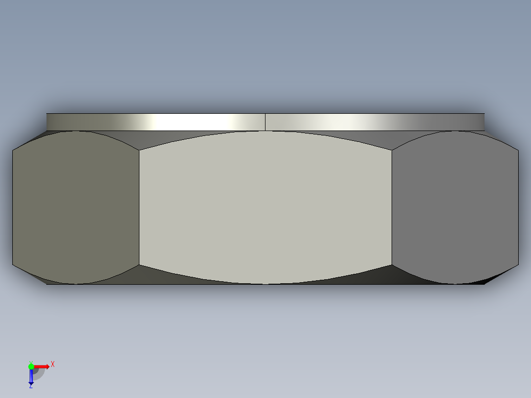 卡套式工业通用硬管接头32_bu-s俯视图