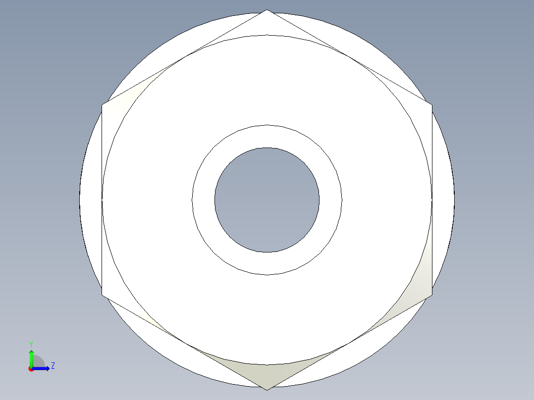 卡套式工业通用硬管接头EO_Weld_bulkhead_fitting_ESV10S71左视图