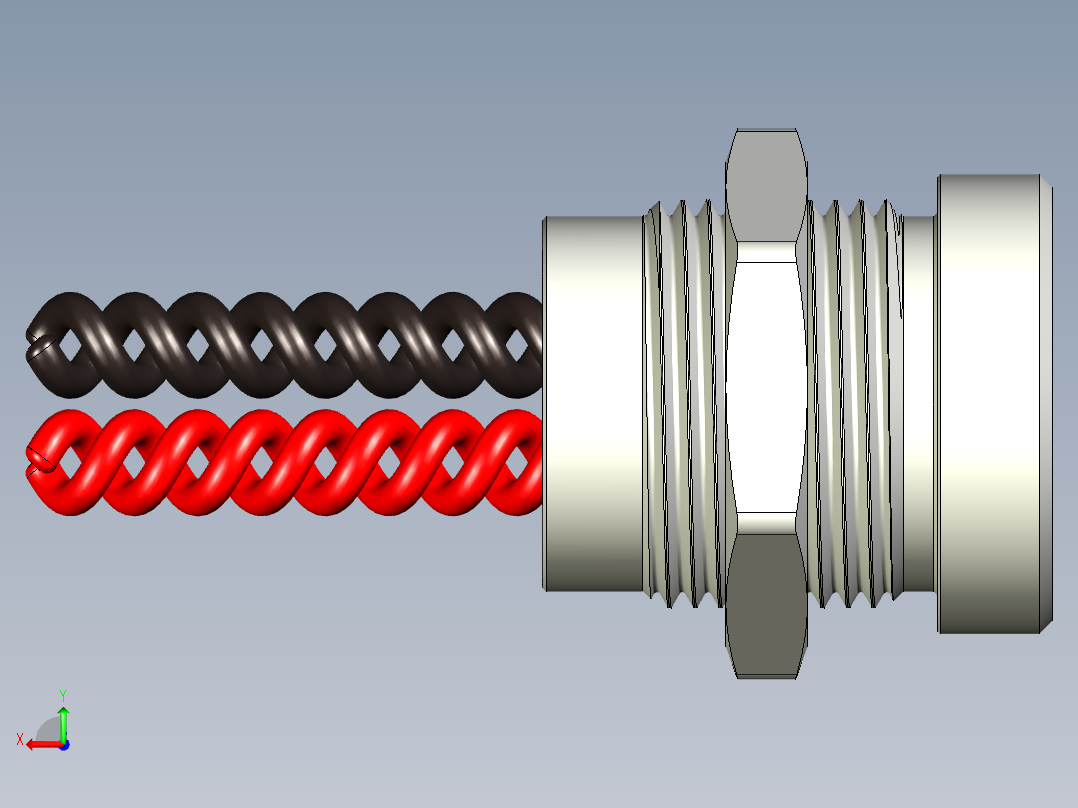 开关面板后视图