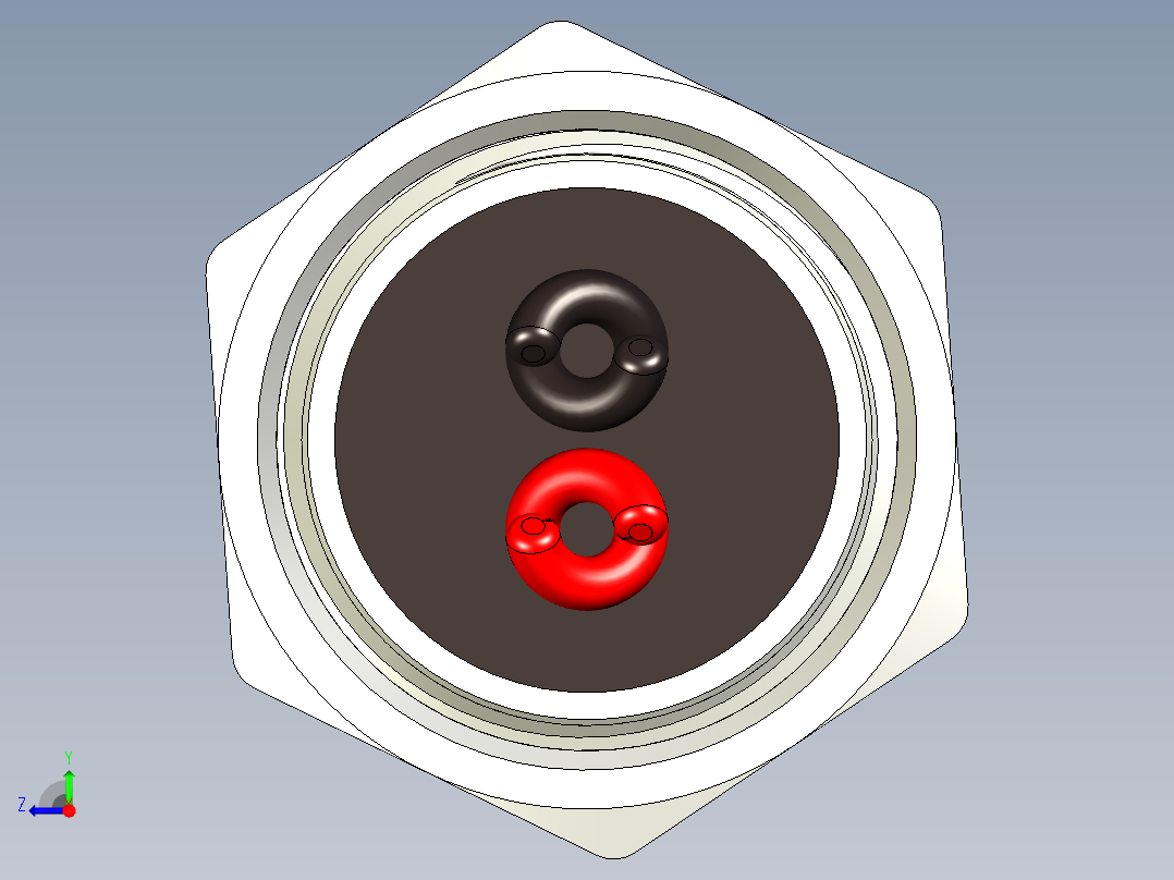 开关面板右视图