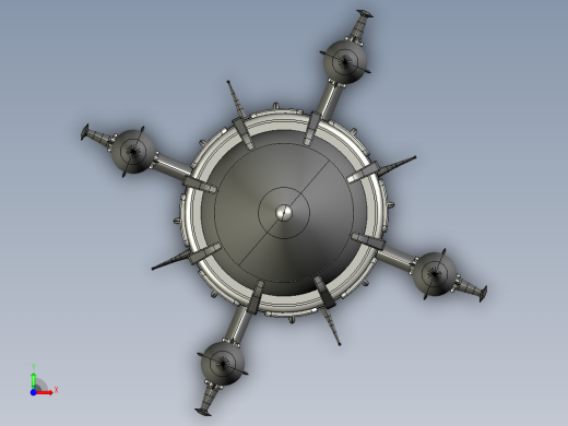 导模型3D图纸 STEP格式前视缩略图