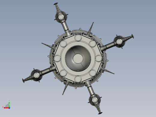 导模型3D图纸 STEP格式后视缩略图