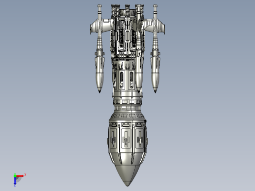 导模型3D图纸 STEP格式俯视缩略图