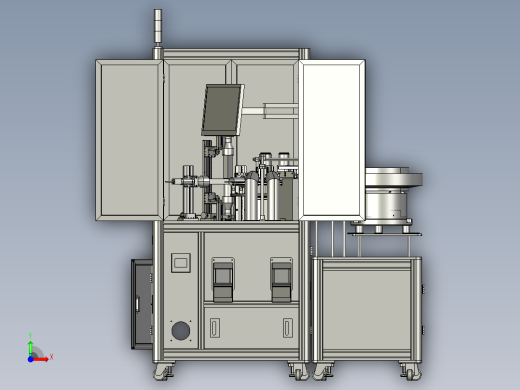 铝型材机箱视觉检测设备完整图纸2前视缩略图
