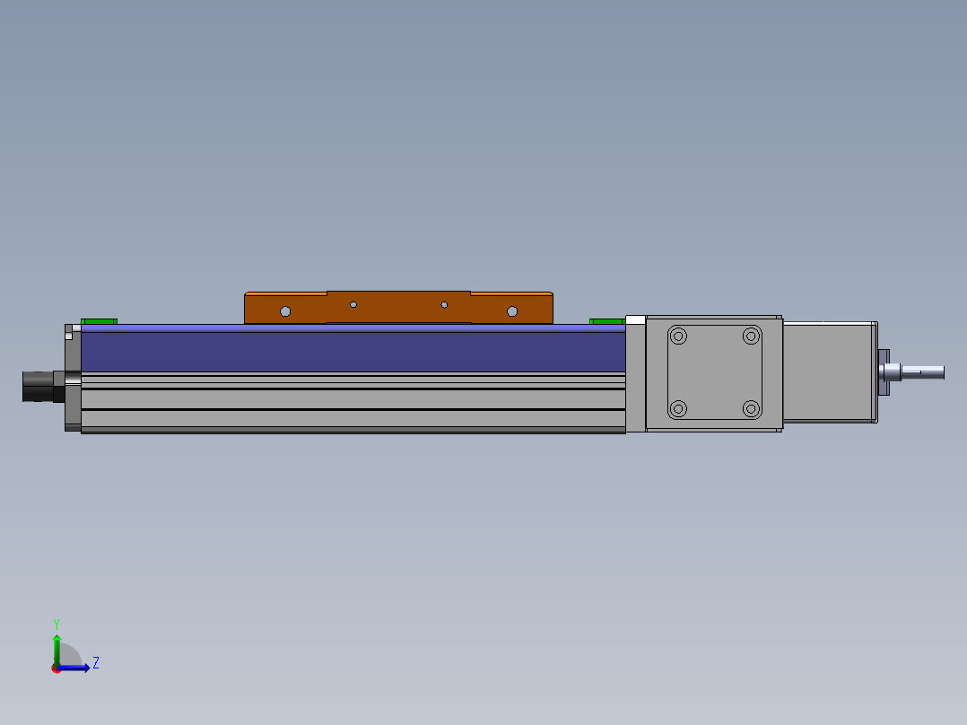 MCB同步带全封闭MCB10-L-100W左视图