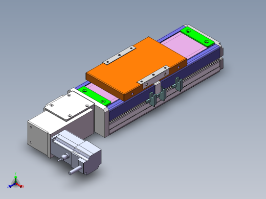 MCB同步带全封闭MCB10-L-100W正等轴测缩略图