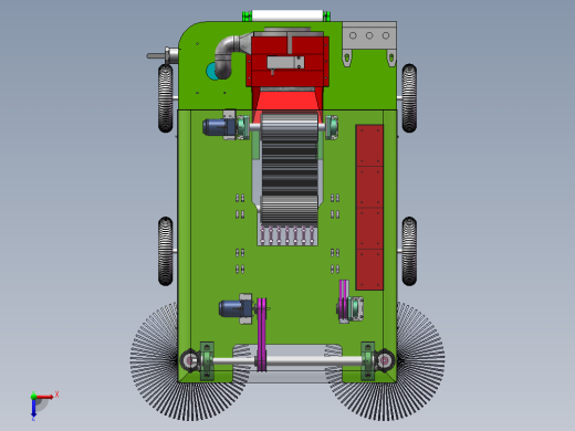 松针收集机俯视缩略图