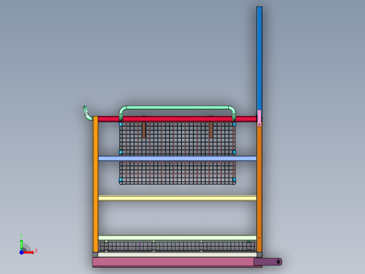 叉车高空检修作业平台前视缩略图