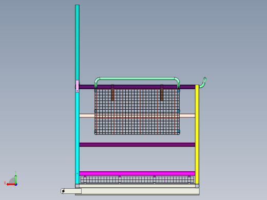 叉车高空检修作业平台后视缩略图