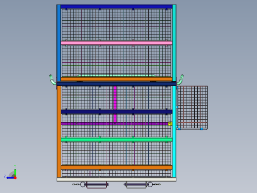 叉车高空检修作业平台右视缩略图
