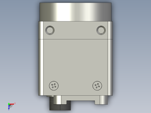 大恒相机镜头Daheng_MER-U_3D_Drawing多系列图纸俯视缩略图