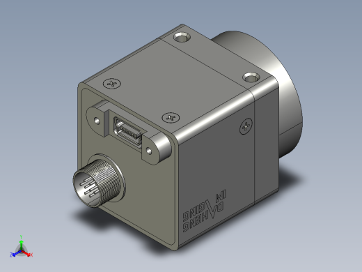 大恒相机镜头Daheng_MER-U_3D_Drawing多系列图纸正等轴测缩略图