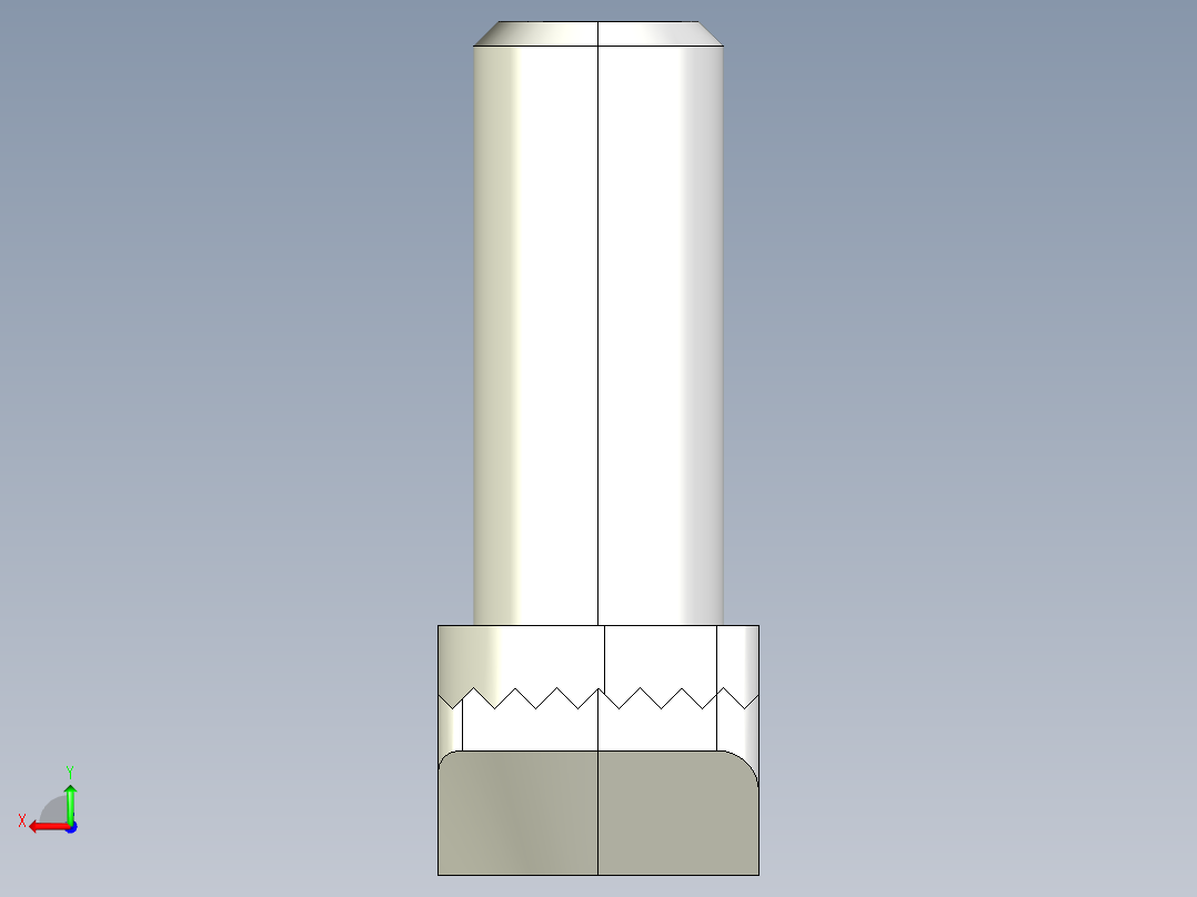 型材-BR M6X16 TBOLT KJN523920后视图