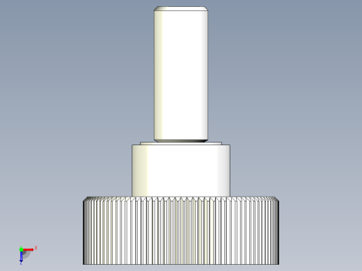 把手(塑膠)2483-3D多系列多零件图纸模型俯视缩略图