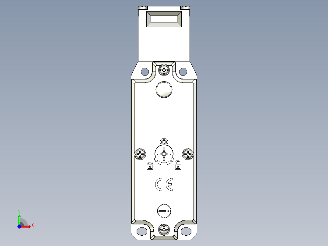 安全_区域传感器SDS03-3前视图