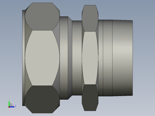 卡套式工业通用硬管接头32_fbu-s左视缩略图