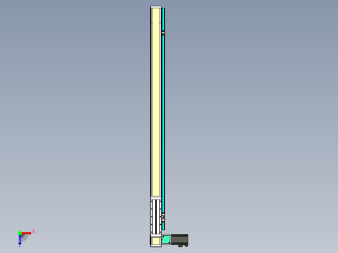 欧规系列-LB6-L130-C-S1050-BL-P40-D3俯视图
