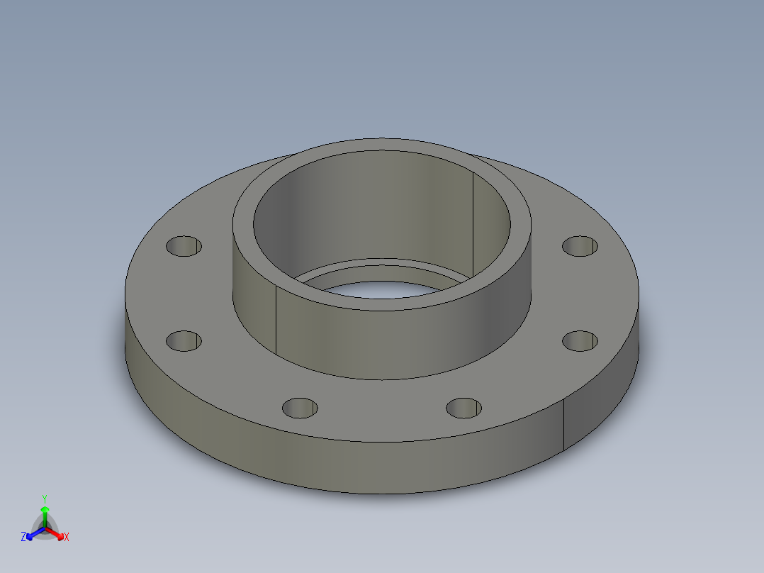船舶管路系统SeaCor_Flange Vanstone_SOC_37J154040_4in主视图