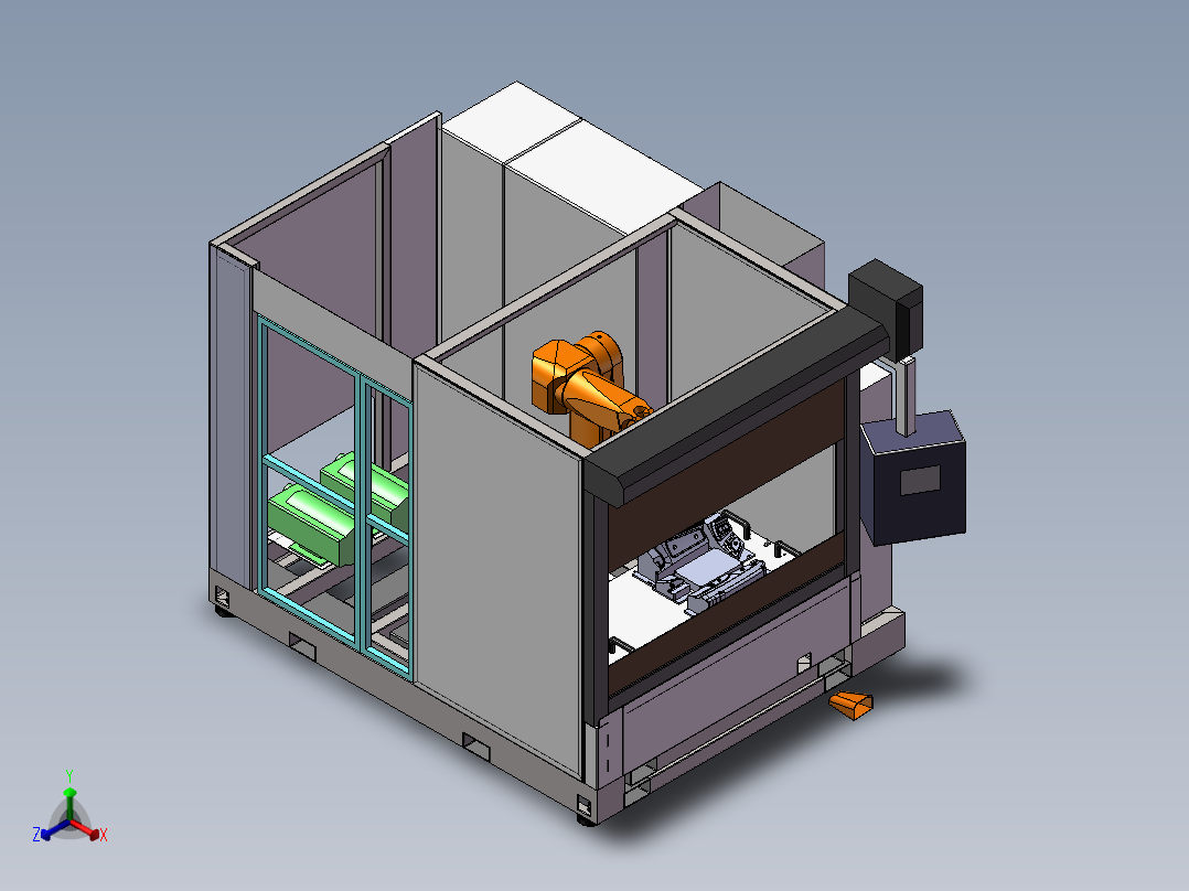 冷加工正等轴测图