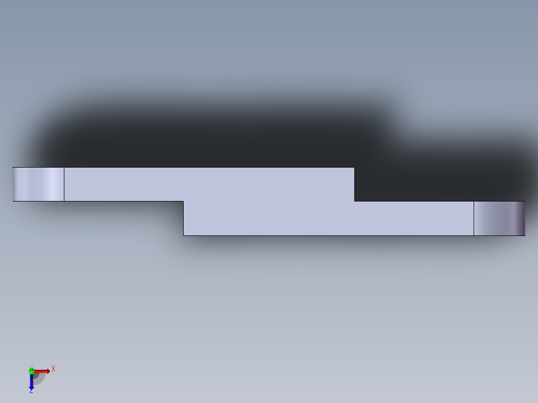 S43 传动臂俯视图