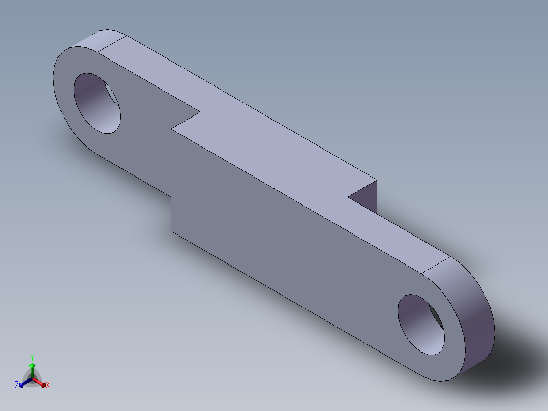S43 传动臂正等轴测图