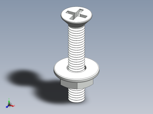 紧固件-No.10-32 Flathead-01