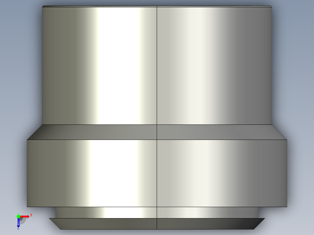 卡套式工业通用硬管接头5_tu-s俯视图