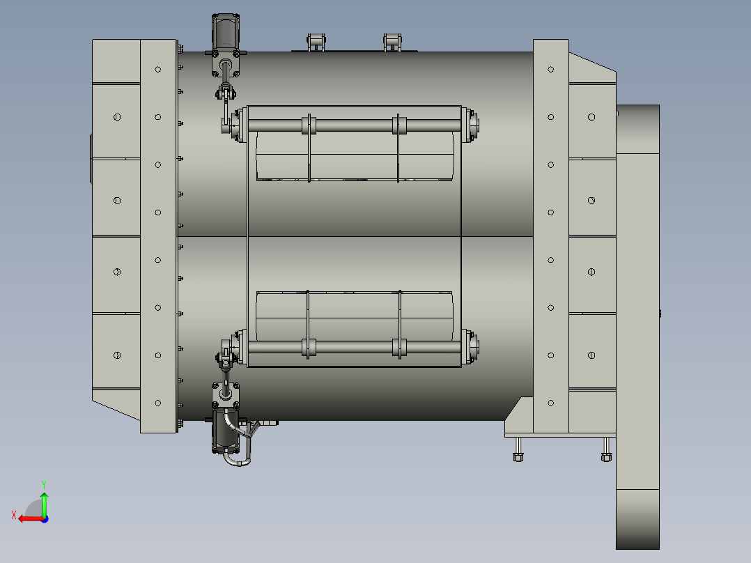 2000L无重力混合机三维Step后视图
