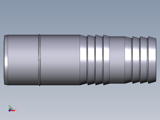 38AIV 用溶剂焊接插口软管接头前视缩略图