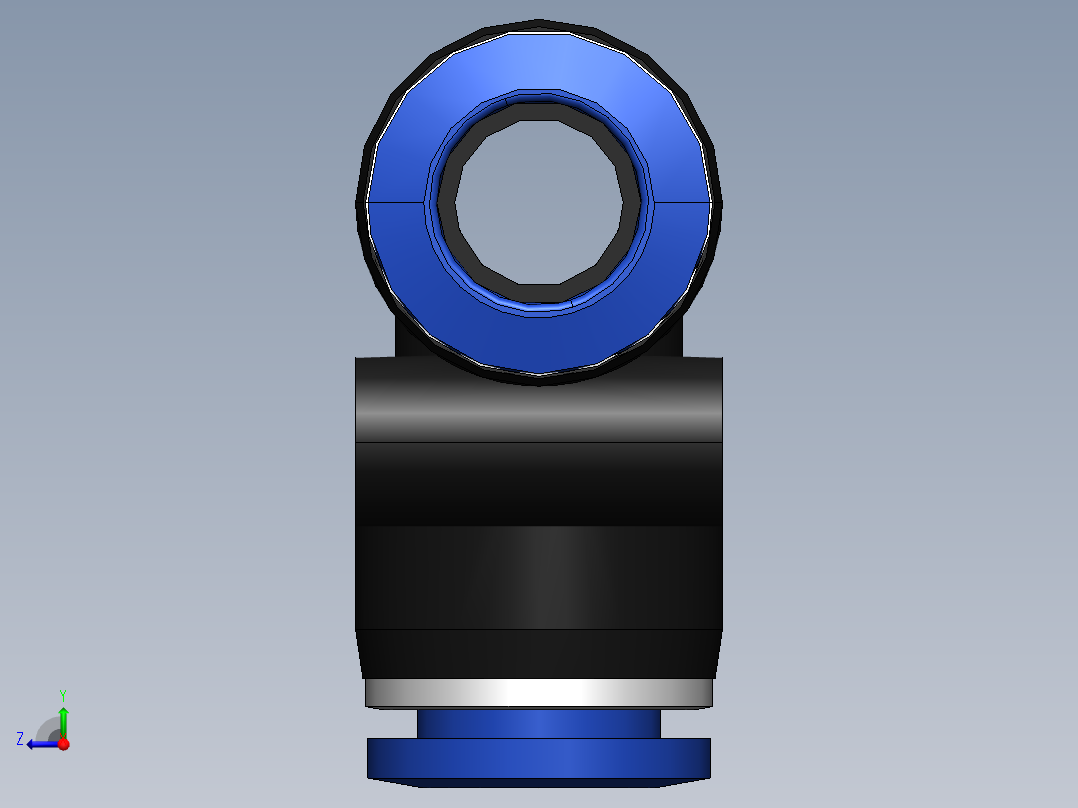 气嘴-Ø8 UNIÃO T (C00600800)右视图