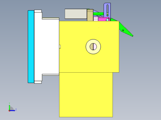 ZAZ00-D笔记本CNC工装夹具三维模型-CNC620140619左视缩略图