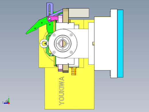 ZAZ00-D笔记本CNC工装夹具三维模型-CNC620140619右视缩略图