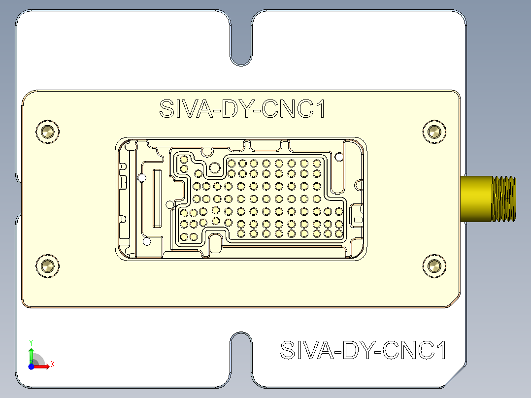 SIVA-DY-笔记本CNC工装夹具三维模型CNC1-161122前视图