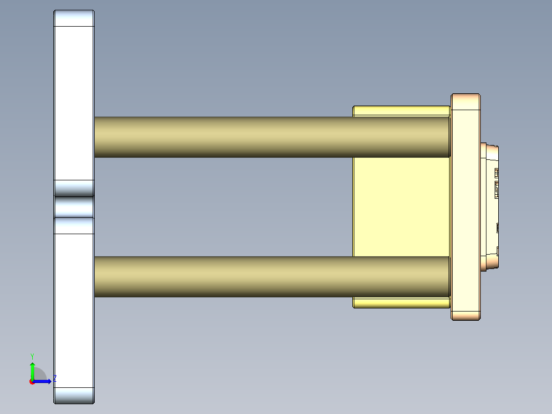 SIVA-DY-笔记本CNC工装夹具三维模型CNC1-161122左视图