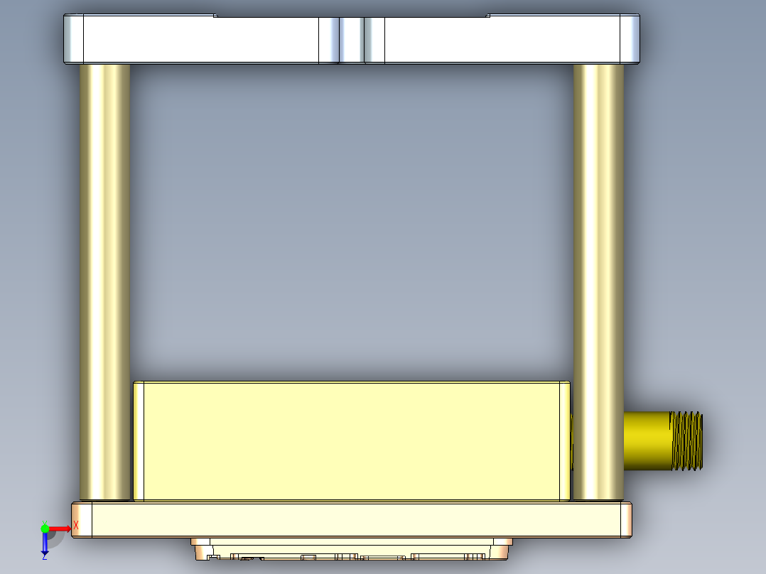 SIVA-DY-笔记本CNC工装夹具三维模型CNC1-161122俯视图