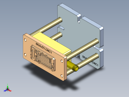 SIVA-DY-笔记本CNC工装夹具三维模型CNC1-161122正等轴测缩略图