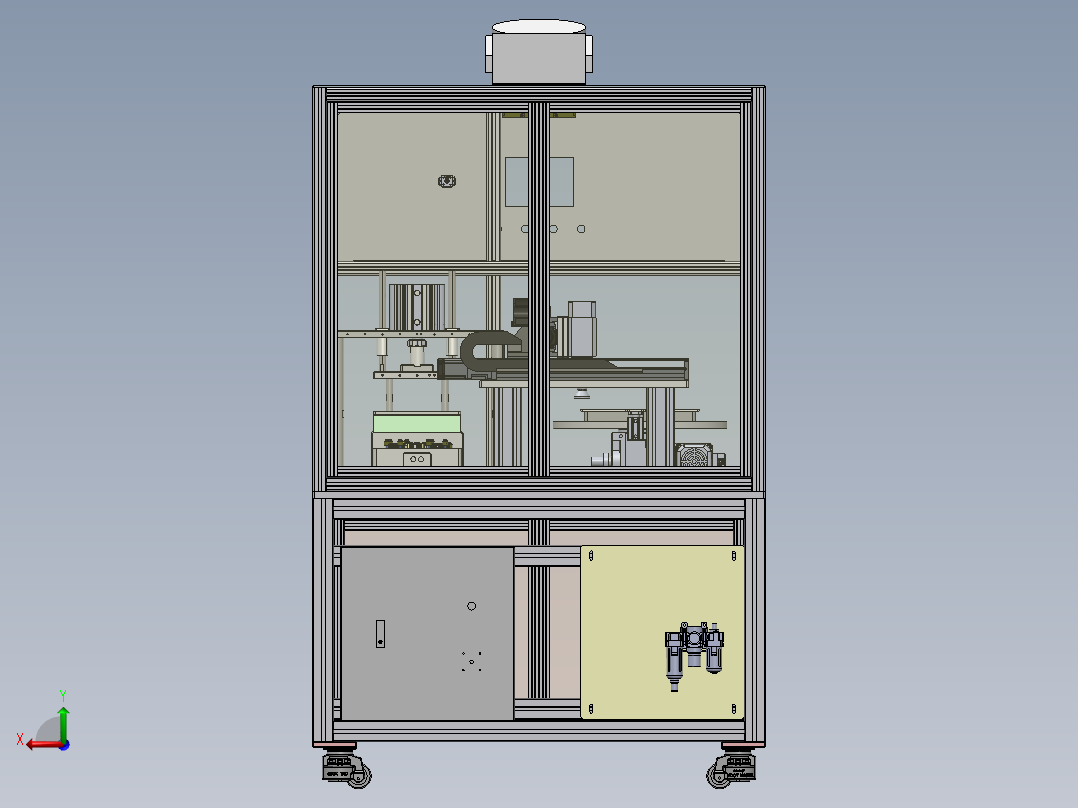 镜面押解和焊接sw20可编辑后视图